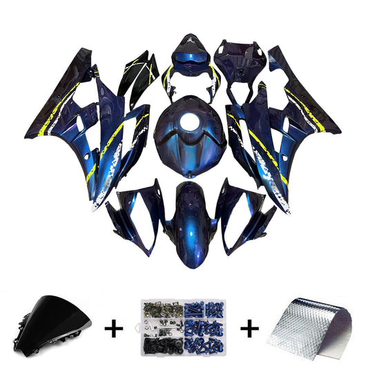 Kit carenatura iniezione plastica ABS per Yamaha YZFR6 YZF-R6 2006-2007