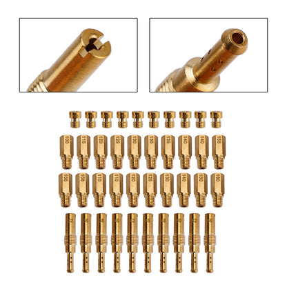 Kit di riparazione e ricostruzione del carburatore, getto principale, getto del minimo, adatto per PE CVK