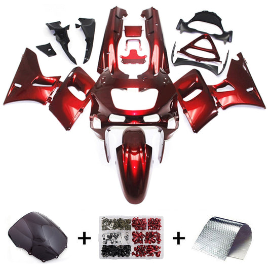 Kit carenatura iniezione in plastica ABS adatto per Kawasaki ZZR400 1993-2007 ZZR600 1998-2003