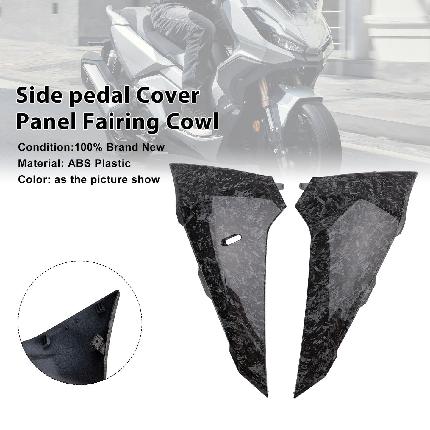 Carenatura del pannello di copertura del pedale laterale Honda ADV 350 2022-2025
