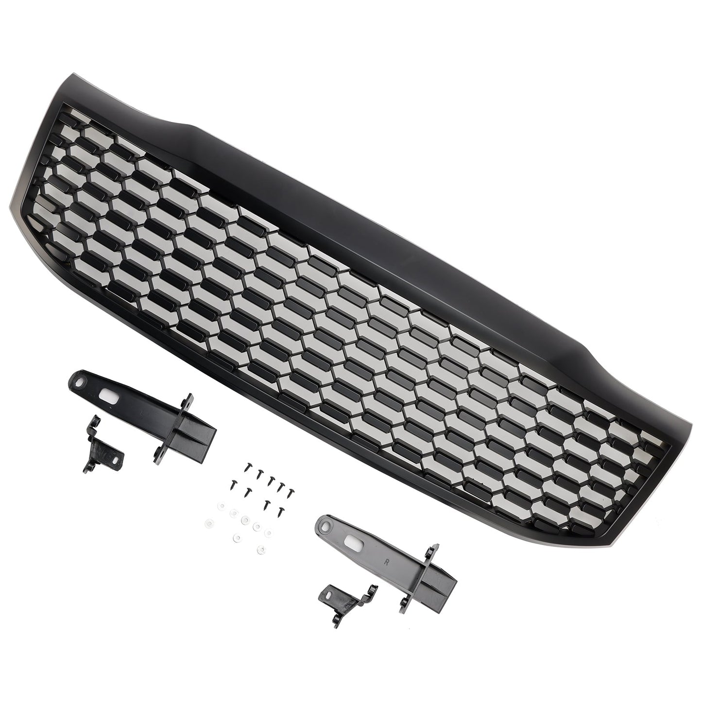 Griglia paraurti anteriore nera opaca Toyota Hilux Vigo MK7 2012-2014