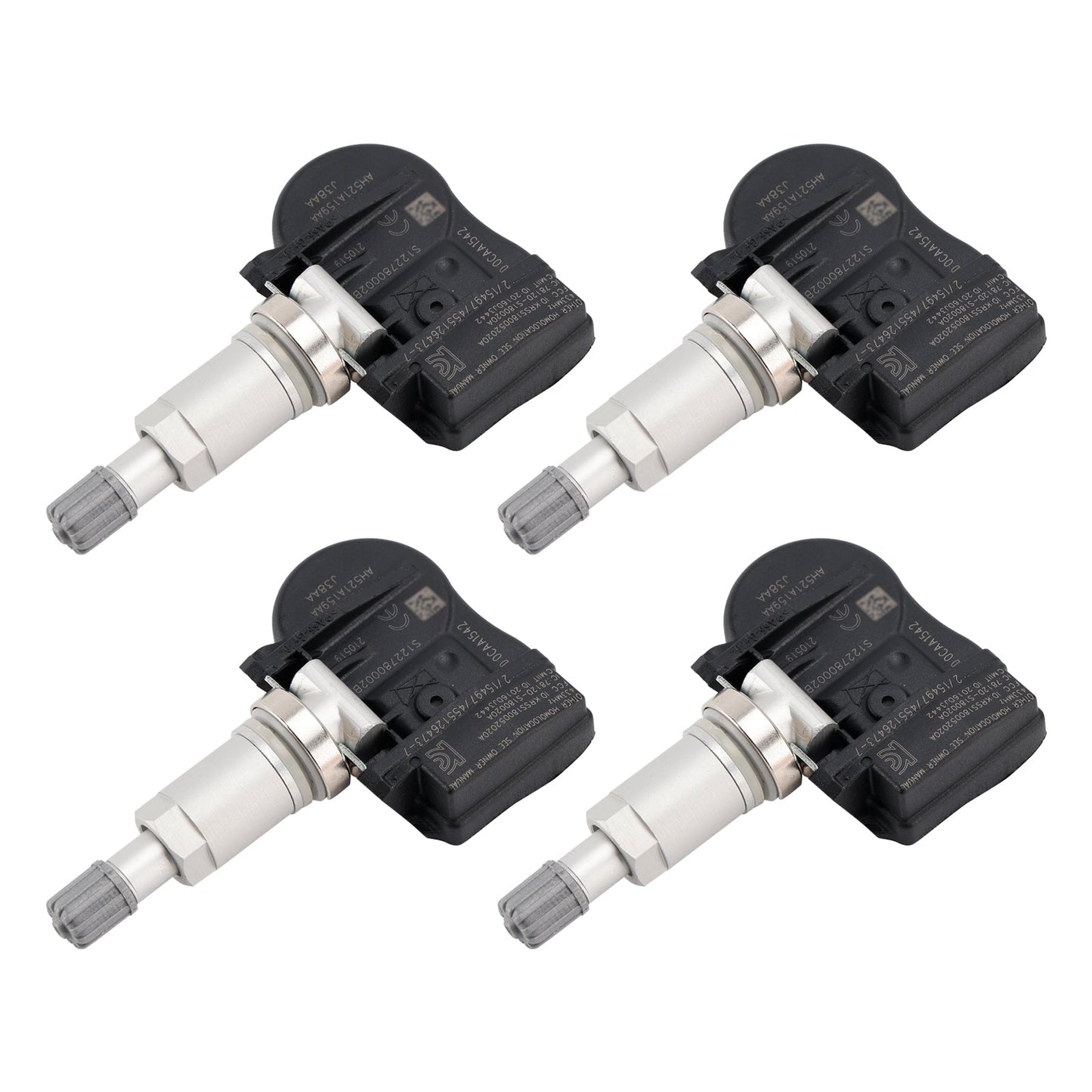 4 sensori di pressione pneumatici TPMS per Land Rover Jaguar AH521A159AA