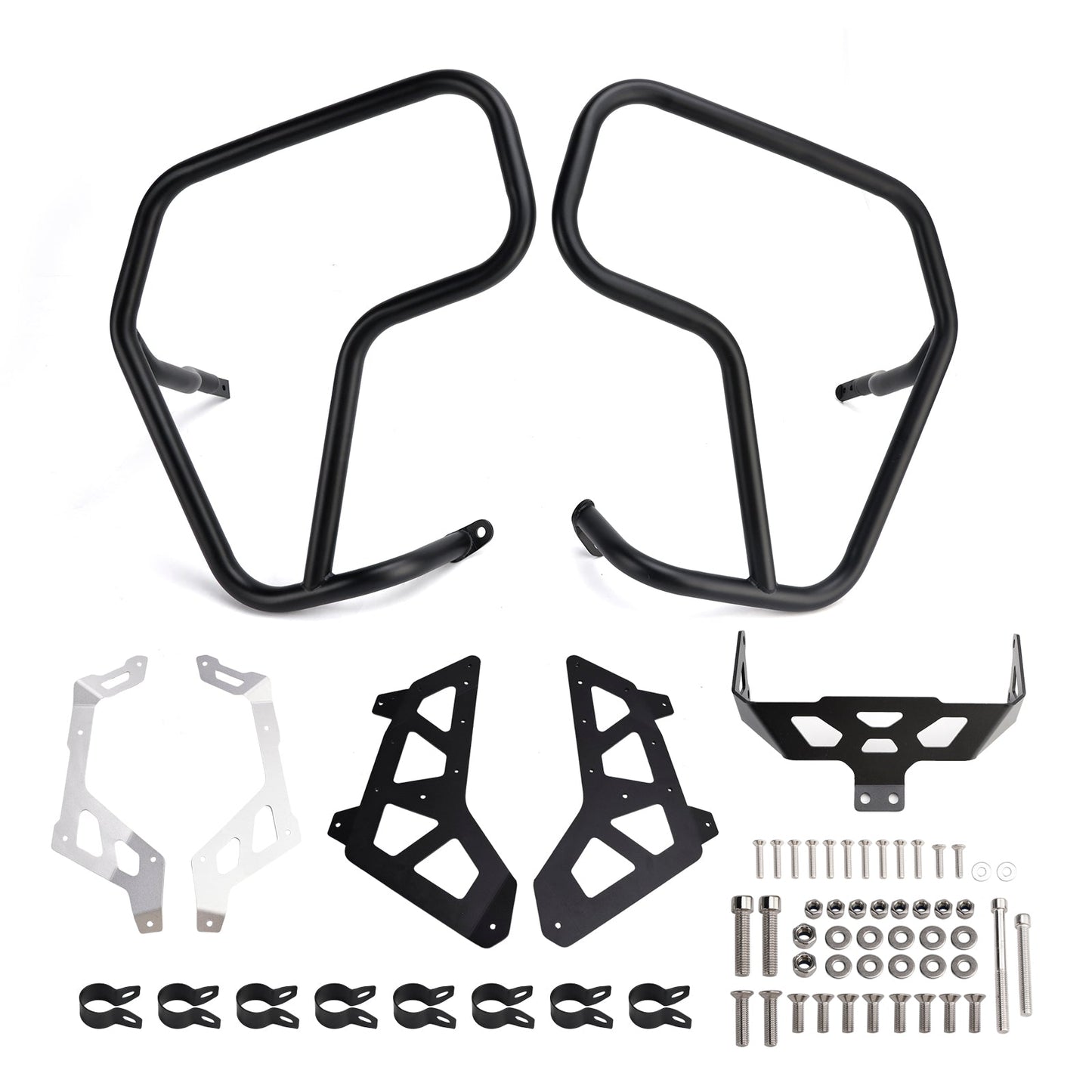 2024-2026 Adatto Nero Per BMW R1300GS Paraurti Paramotore Inferiore Telaio in Acciaio Adv