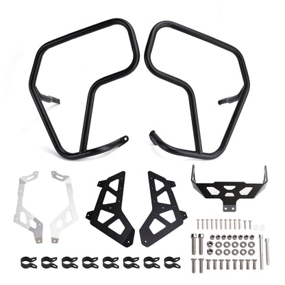 2024-2026 Adatto Nero Per BMW R1300GS Paraurti Paramotore Inferiore Telaio in Acciaio Adv
