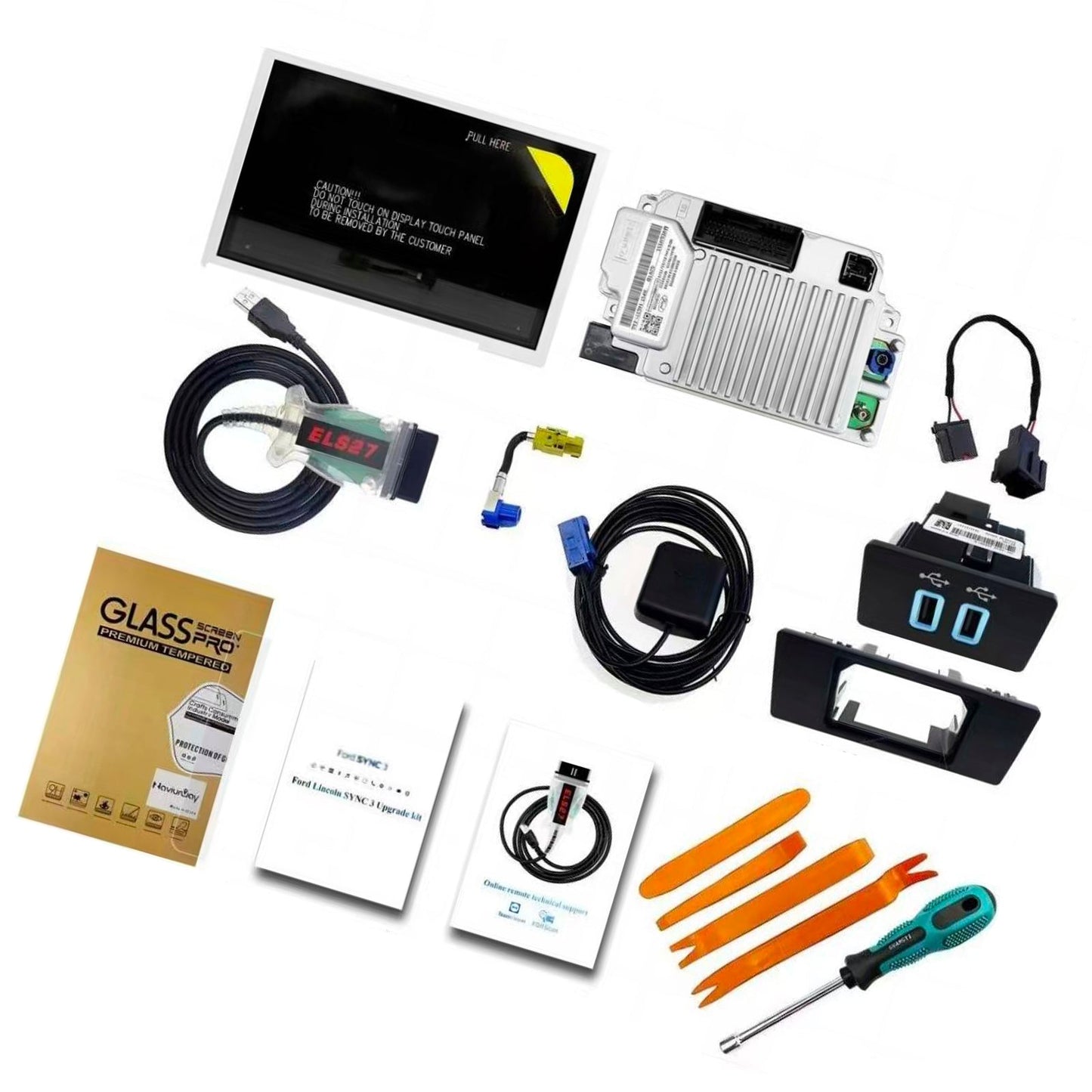 Kit di aggiornamento da SYNC 2 a SYNC 3 3.4 per modulo APIM Ford Sync3 Carplay