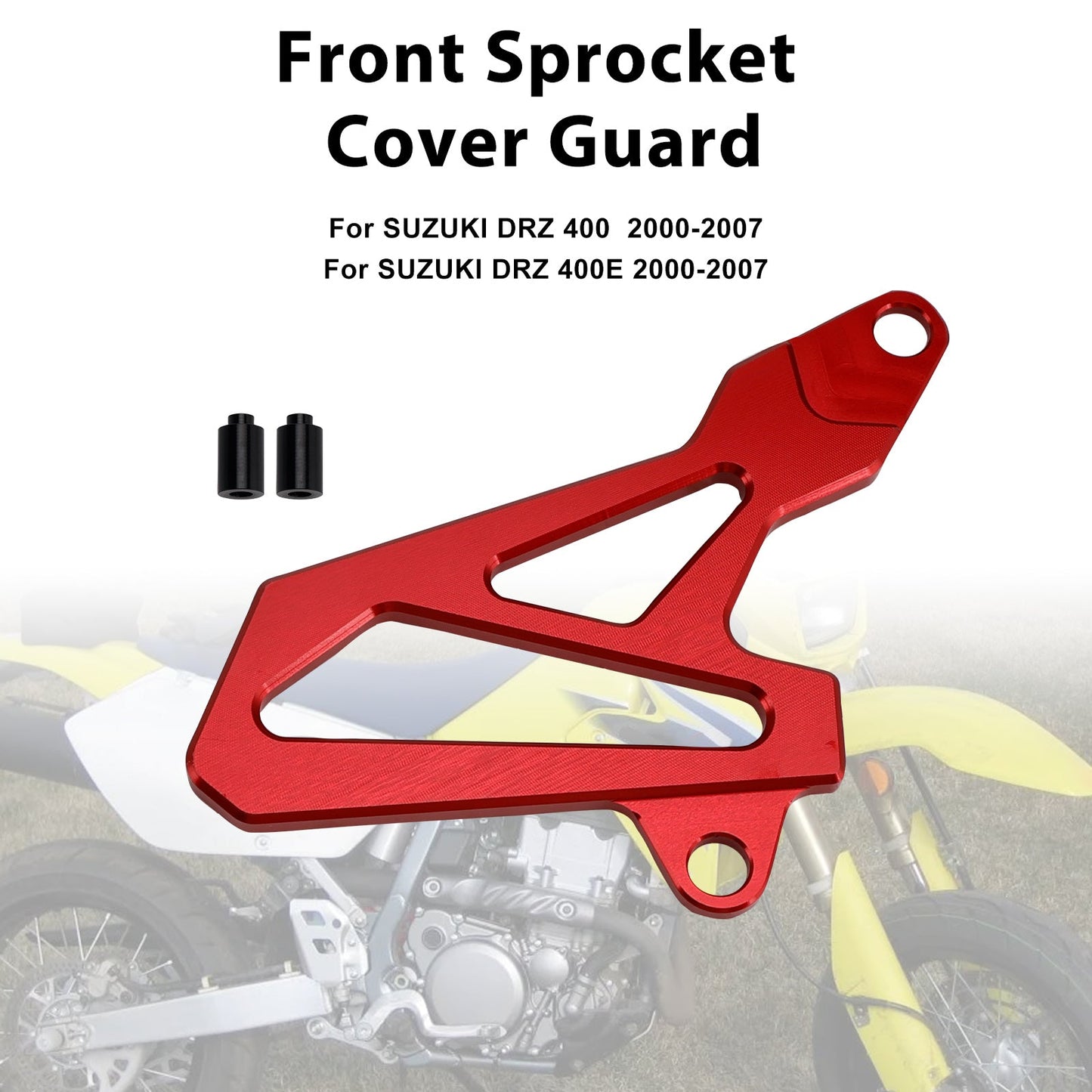 Protezione coperchio pignone anteriore per Suzuki DR-Z400SM 2000-2024 DRZ400/S/E