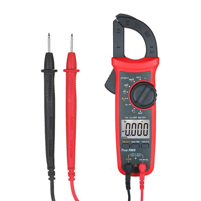 Pinza amperometrica digitale UT201+, 4000 conteggi, multimetro con selezione automatica della portata, corrente continua True RMS.