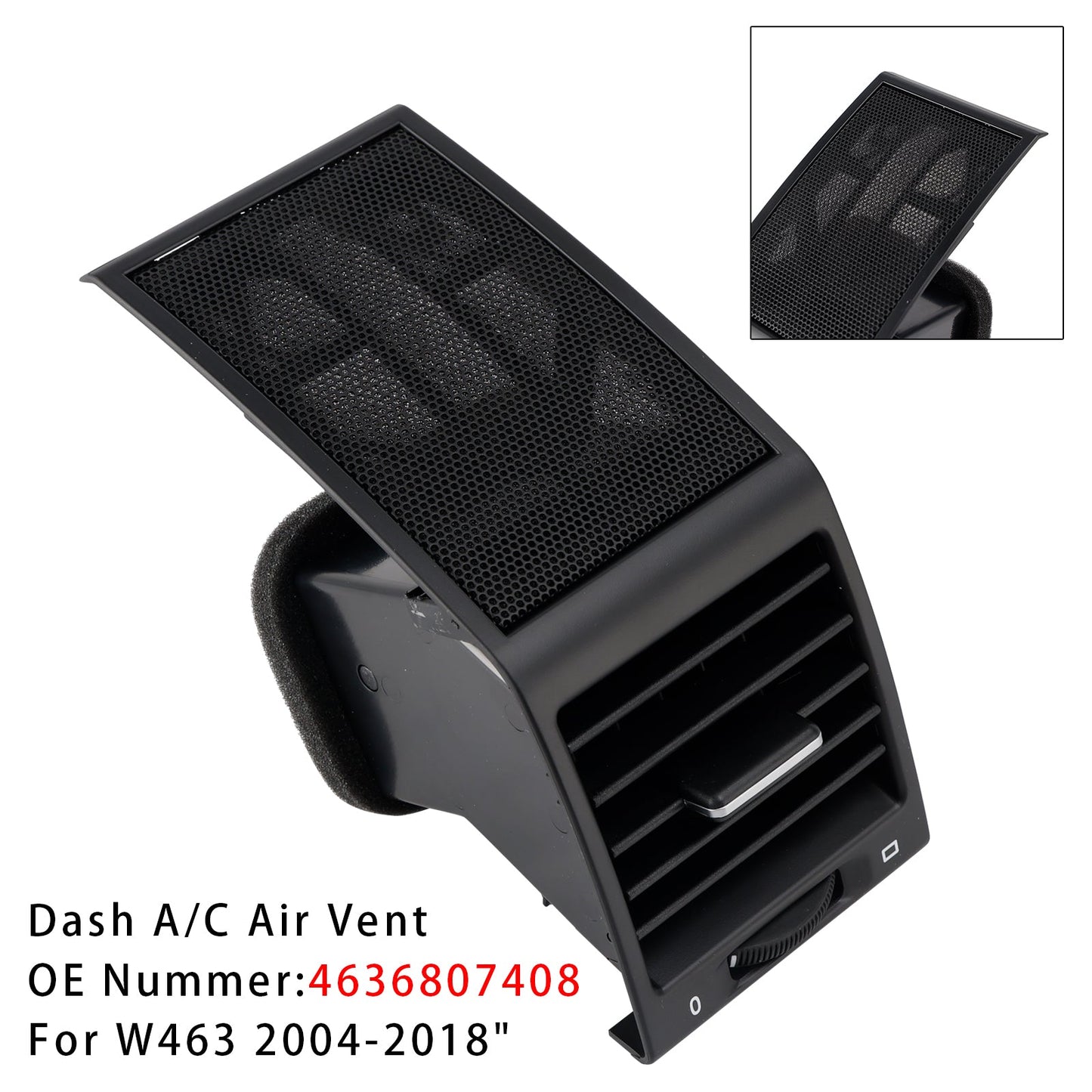 2004-2018 Mercedes Benz G55 G500 G550 1x Bocchetta aria condizionata cruscotto 4636807408 A4636807408