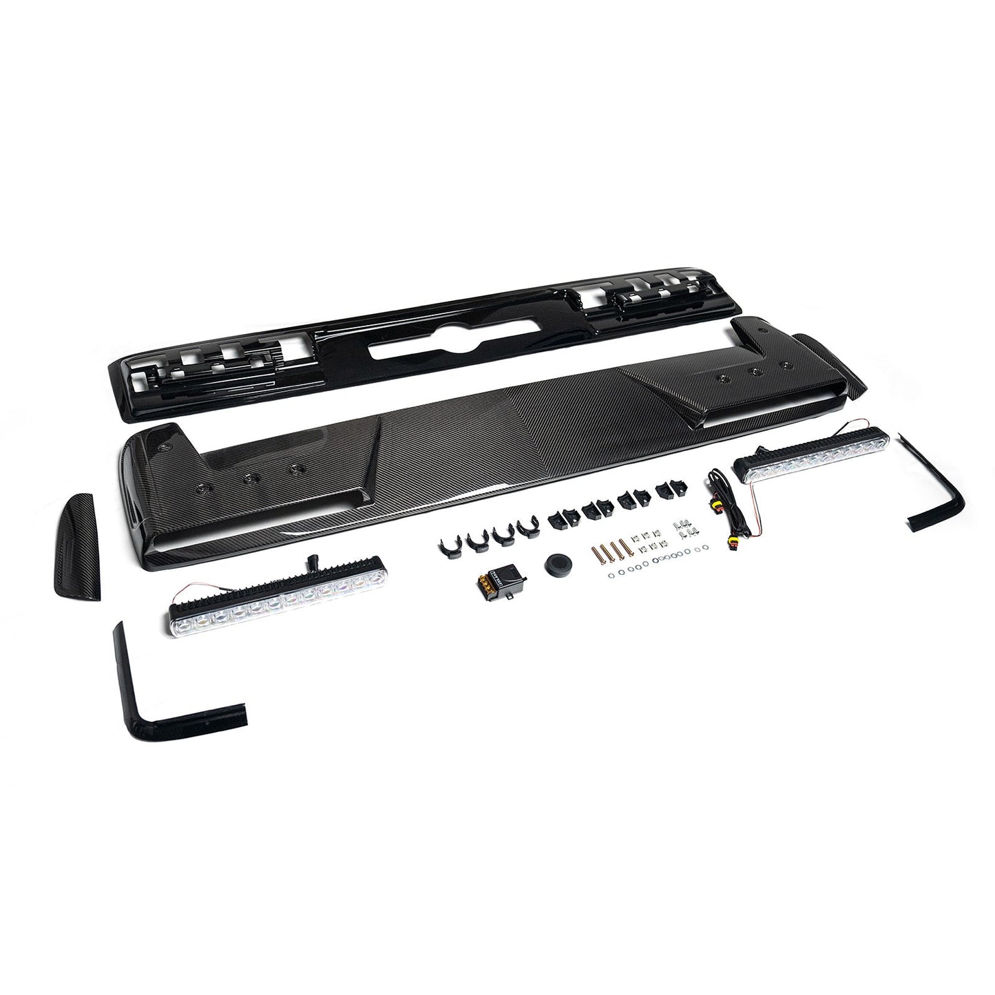 Spoiler anteriore a LED per tetto, compatibile con Mercedes Benz Classe G W465 B800 (modelli dal 2025 in poi).
