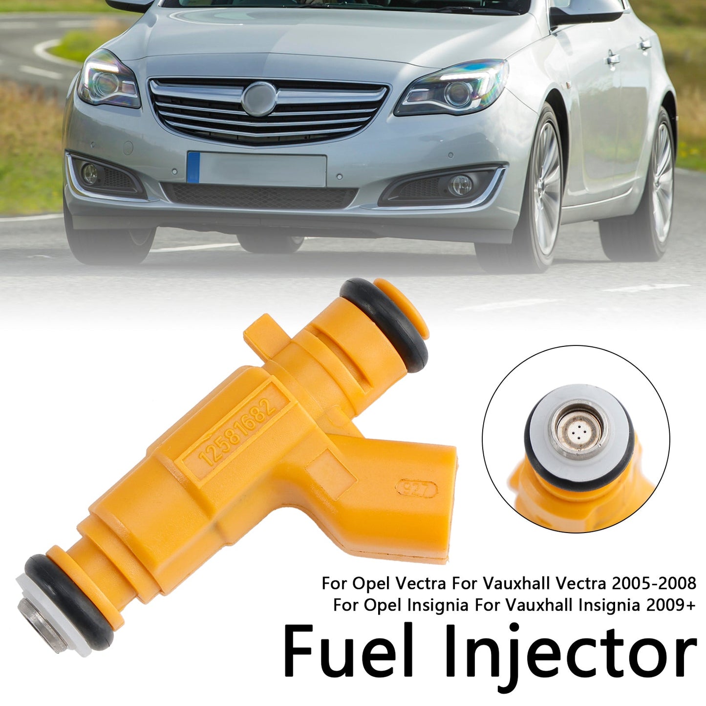 1 pz Iniettore carburante 0280156129 Adatto per Vauxhall Vectra Adatto per Saab 9-3 2.8L 12581682