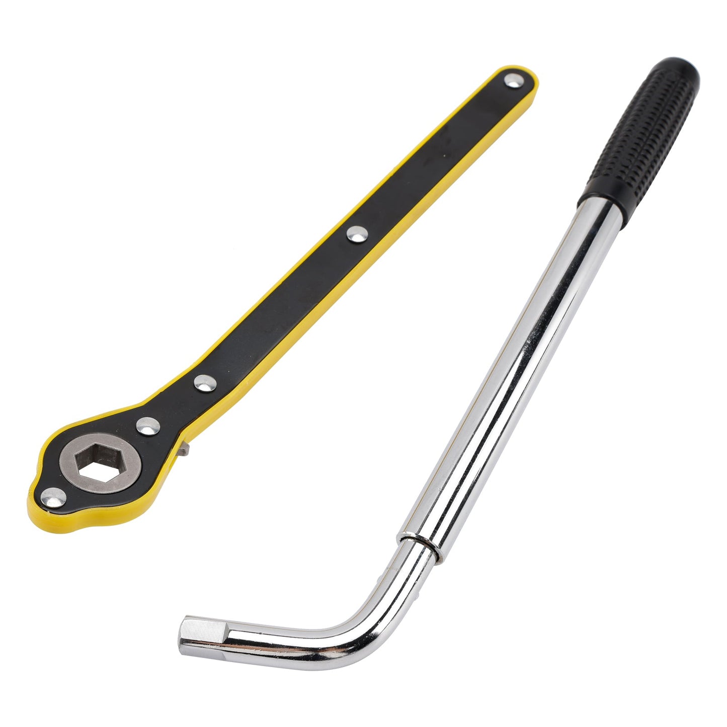 Cric per auto 2,5 T/2500 kg, cric a forbice universale, chiave per tiranti per ruote, per SUV, monovolume