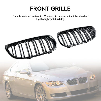 Griglia anteriore a rene nera lucida per BMW Coupe E93 Cabriolet pre-Facelift 2007-2010