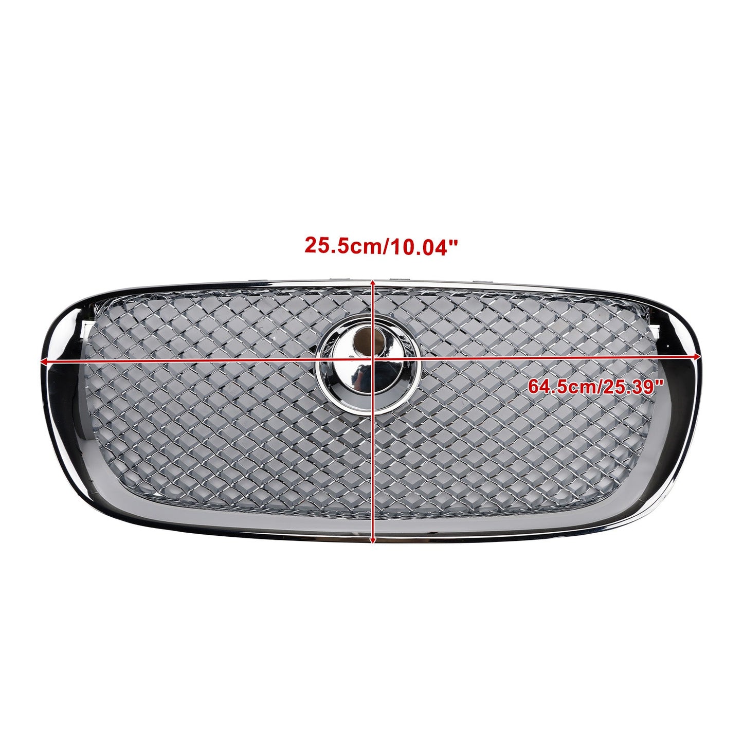 Griglia paraurti anteriore stile Jaguar XF XF-R 2008-2011 cromata