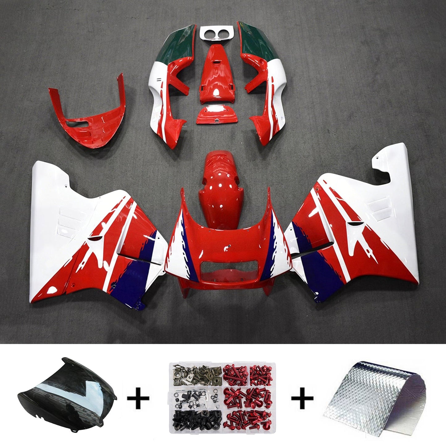 Kit di carene in plastica ABS stampate a iniezione per Honda NSR250 PGM-3 1990-1993