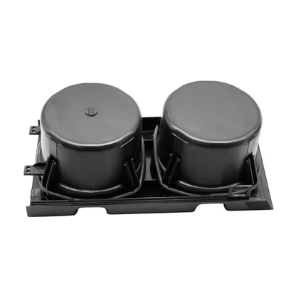 Portabicchieri e portamonete per console centrale anteriore nera 51168217953 per BMW E46