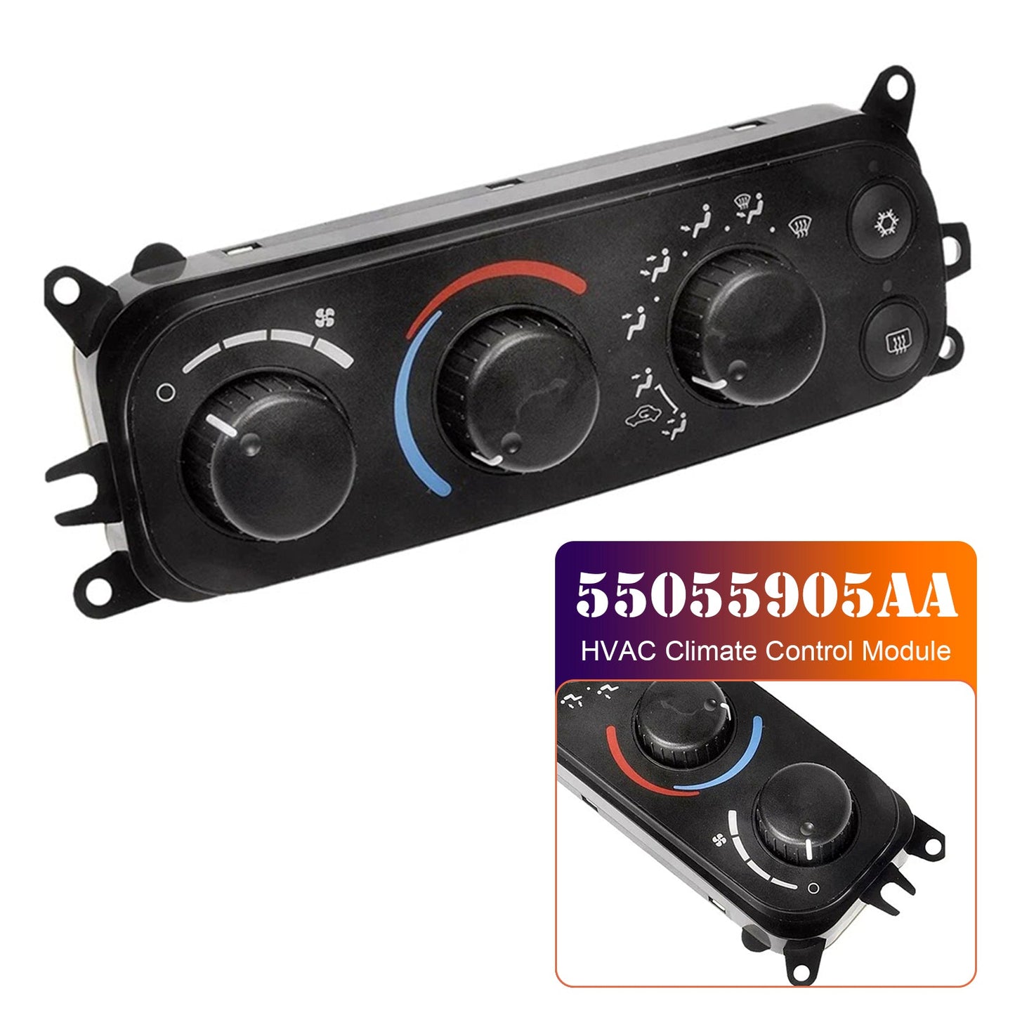 Modulo di controllo del clima HVAC Dodge Ram 1500 2500 3500 2002-2005 55055905AA