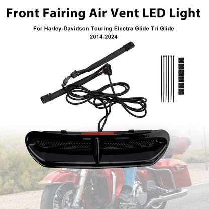 Luce LED per presa d'aria anteriore per Touring Street Glide 2014-2024