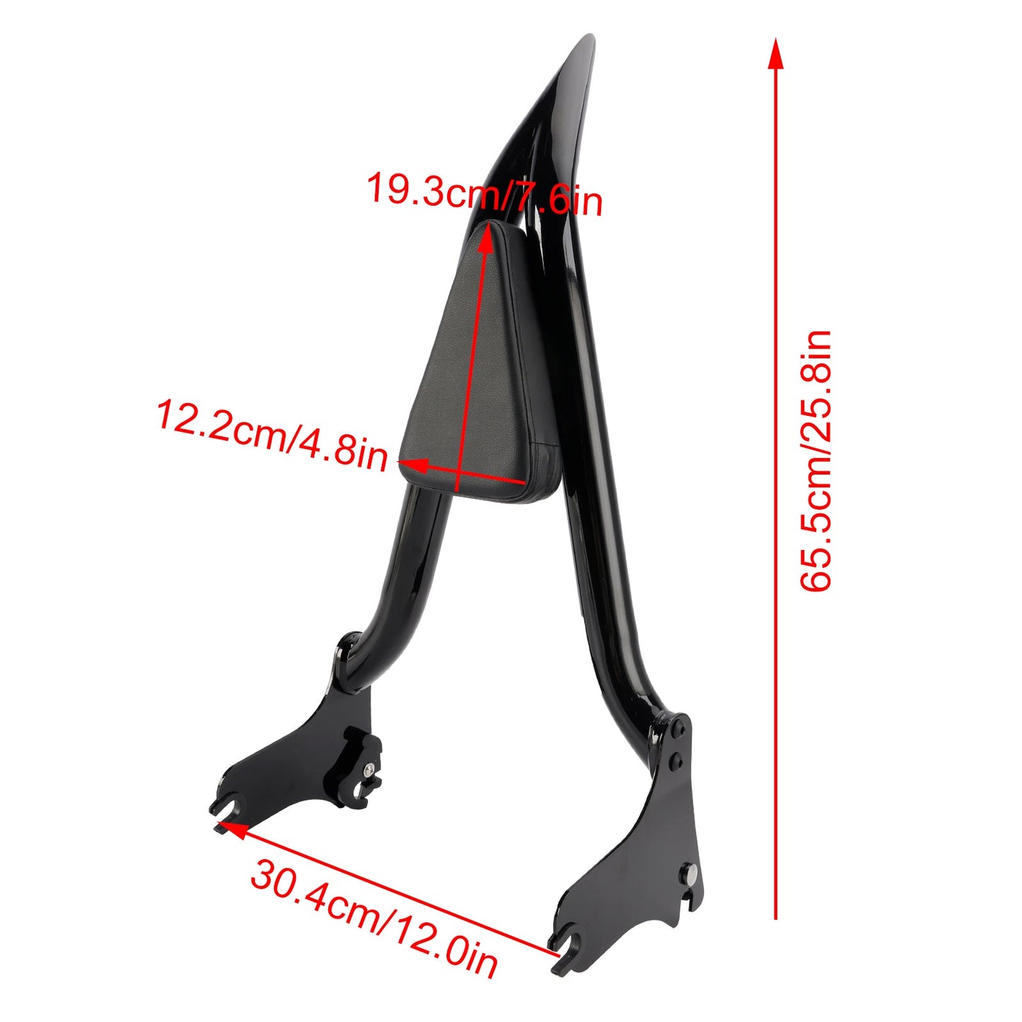 Schienale Sissy Bar passeggero per Road King Street Glide Road Glide 1997-2008