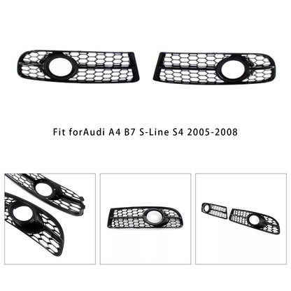 8E0807681F Griglia fendinebbia a nido d'ape per paraurti anteriore Audi A4 S-Line S4 2005-2008 8E0807682F