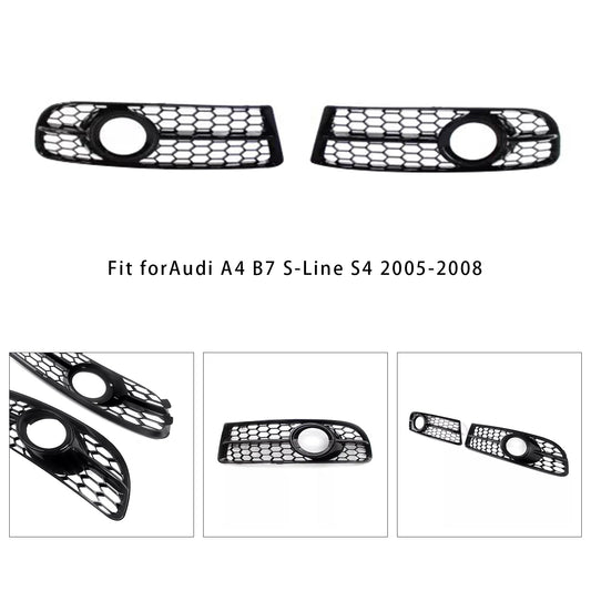 8E0807681F Griglia fendinebbia a nido d'ape per paraurti anteriore Audi A4 S-Line S4 2005-2008 8E0807682F