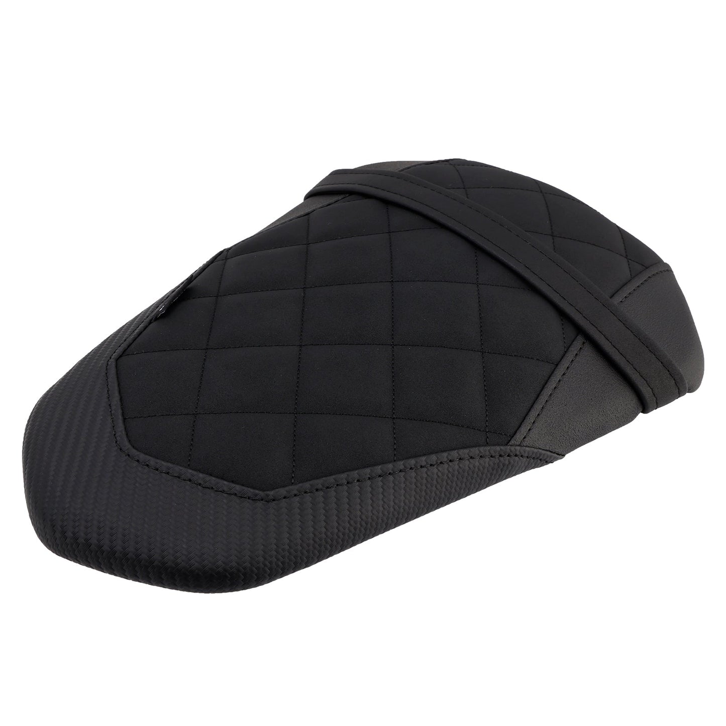 2025 - Per Yamaha Yzf-R3 2025 - Mt-03 Cuscino posteriore per sedile conducente e passeggero, nero