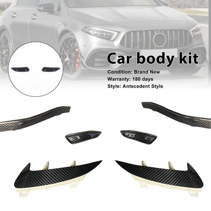 Kit carrozzeria paraurti in fibra di carbonio per Mercedes Benz Classe A W177 A45 (modelli 2019-2023), compatibile con W177 A45S.