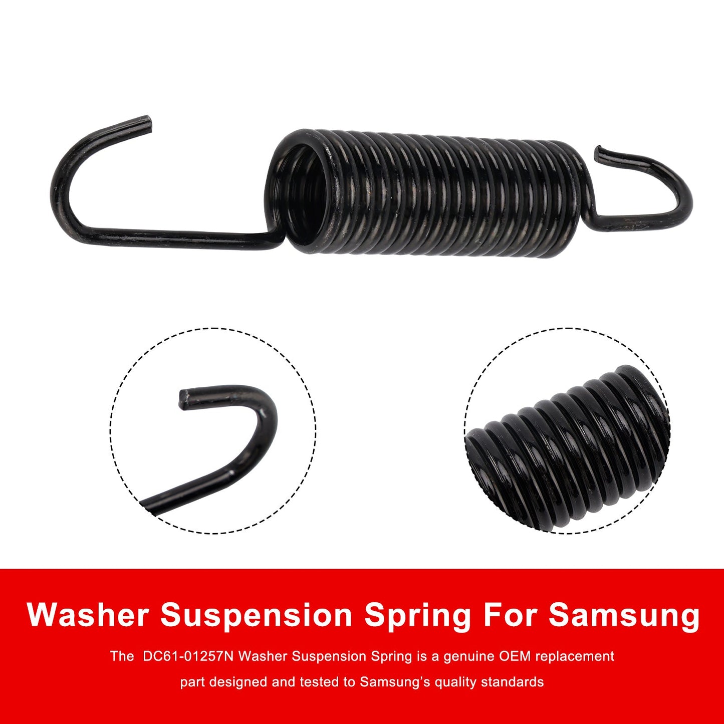 1PC DC61-01257N Molla di sospensione per lavatrice per Samsung sostituisce 592-49396 592-49474