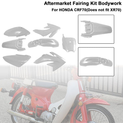 Kit di plastica per carrozzeria e parafango per HONDA CRF70 DIRT BIKE