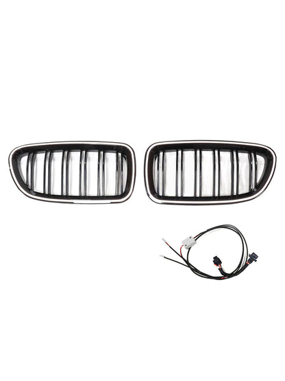 11.2009-02.2017 BMW Serie 5 F11 Touring Rene Paraurti Griglia Griglia Nero Lucido 51137203649 51137203203