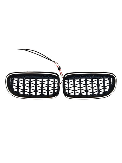 Griglia anteriore a doppio rene a diamante per BMW Serie 3 E90/E91 LCI 2009-2011