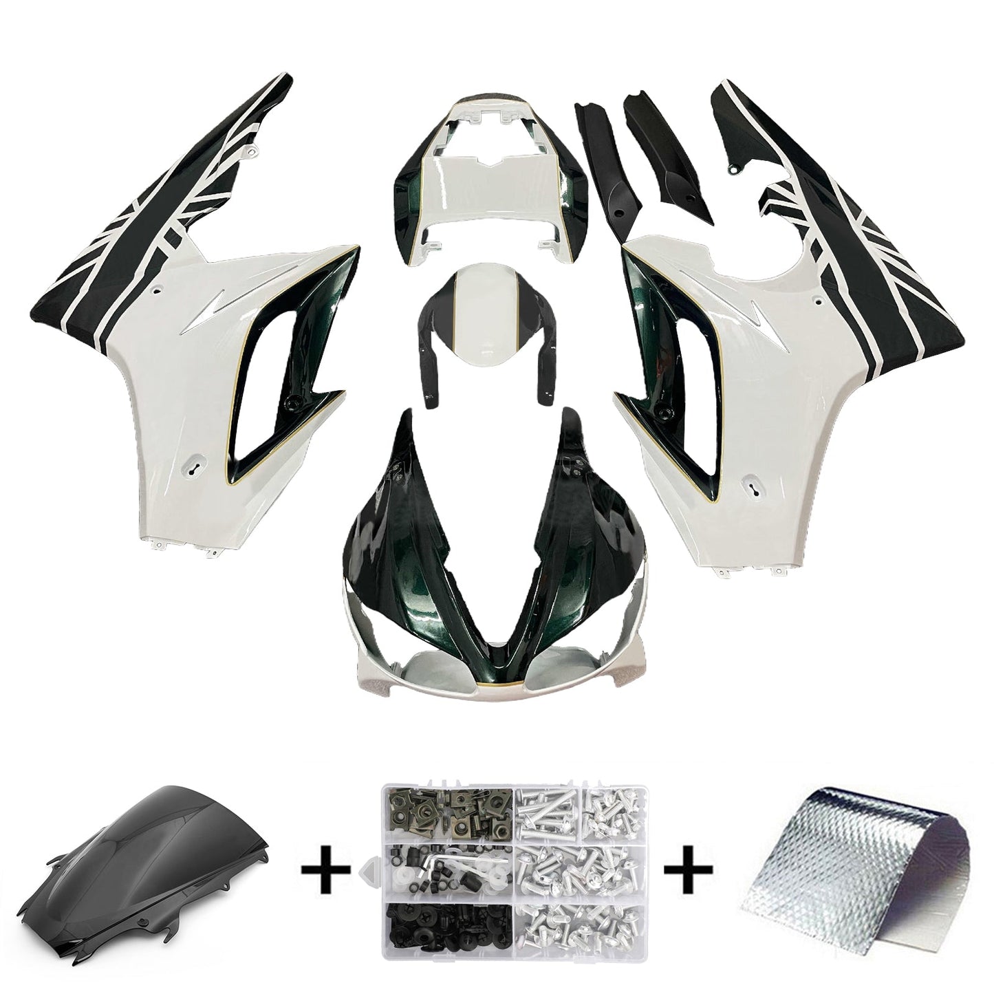 Kit carenatura Triumph Daytona 675 Injection 2009-2012 Carrozzeria Plastica ABS