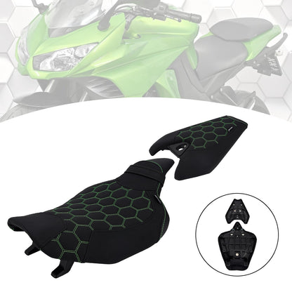 2014-2025 2024 Per Kawasaki Z1000 Kit sella conducente e passeggero Cuscino posteriore Verde2