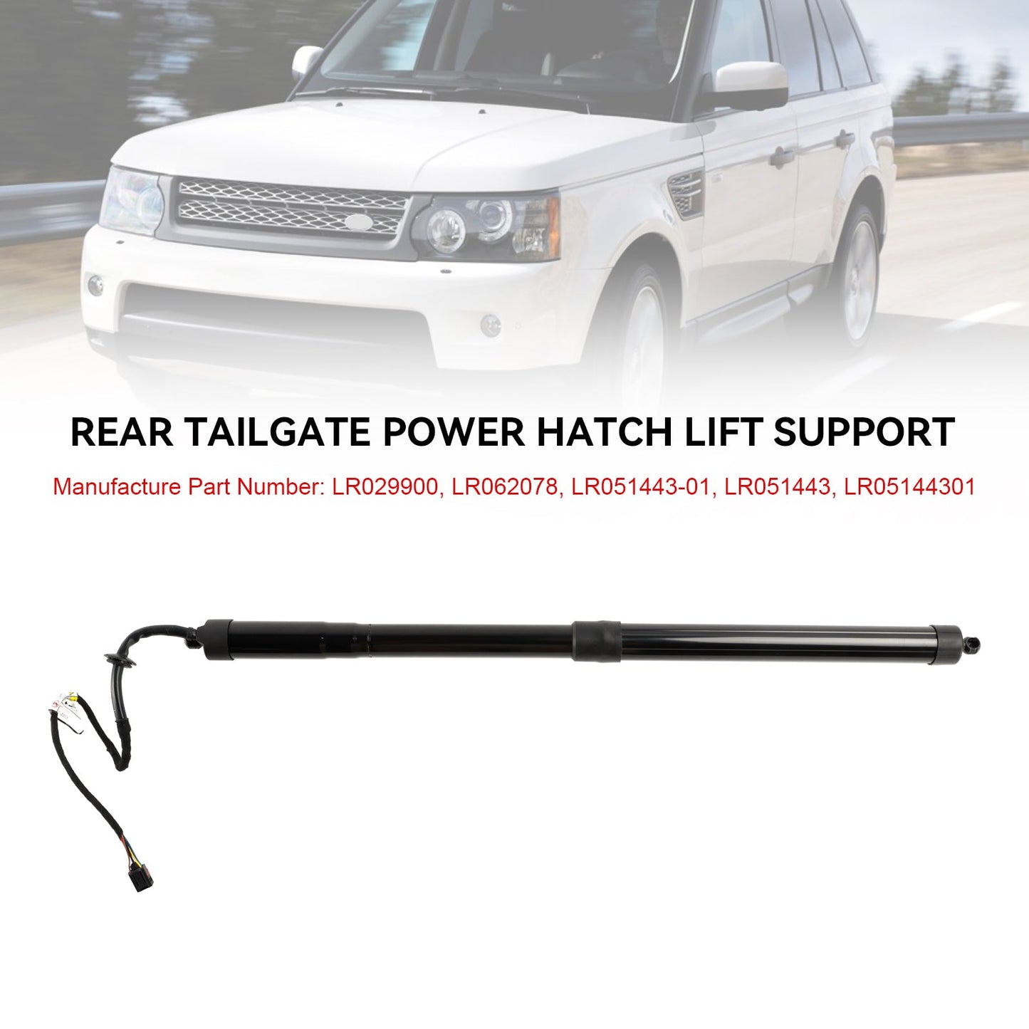 Puntone del gas del portellone posteriore di sport L320 di Range Rover 2010-2013 elettrico LR051443