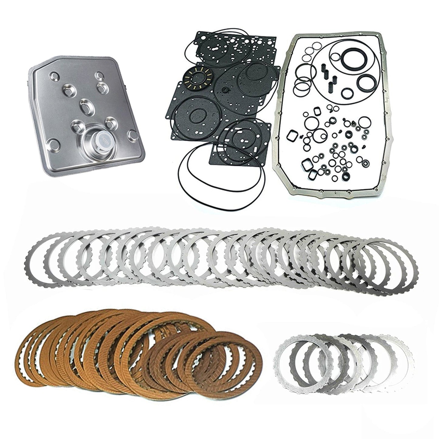 Kit completo di revisione frizione per trasmissione automatica EVEREST 2.4L 3.2L 2011, codice 49002FA, per modelli EVEREST 2.4L e 3.2L.