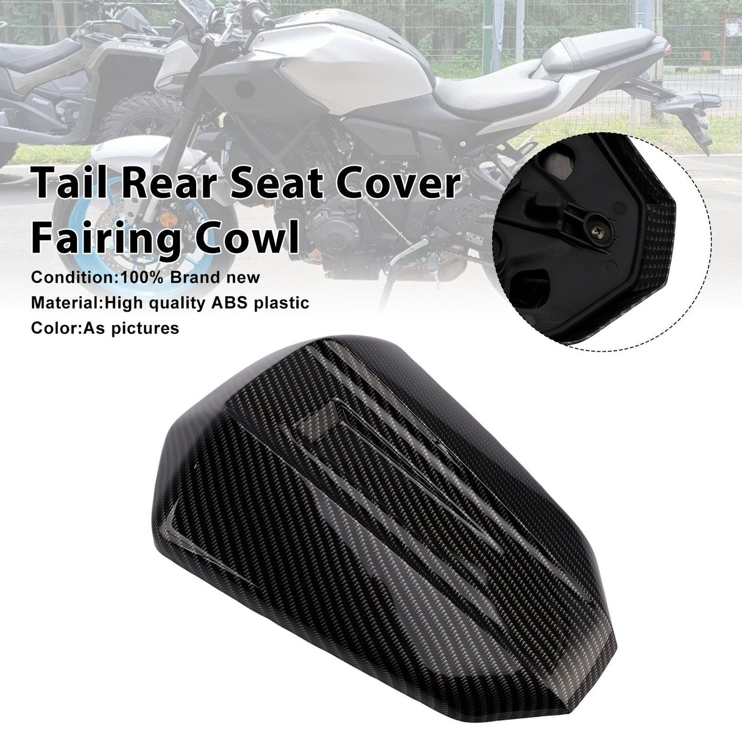 Carenatura per sella posteriore Yamaha MT-07 MT07 2025-2026