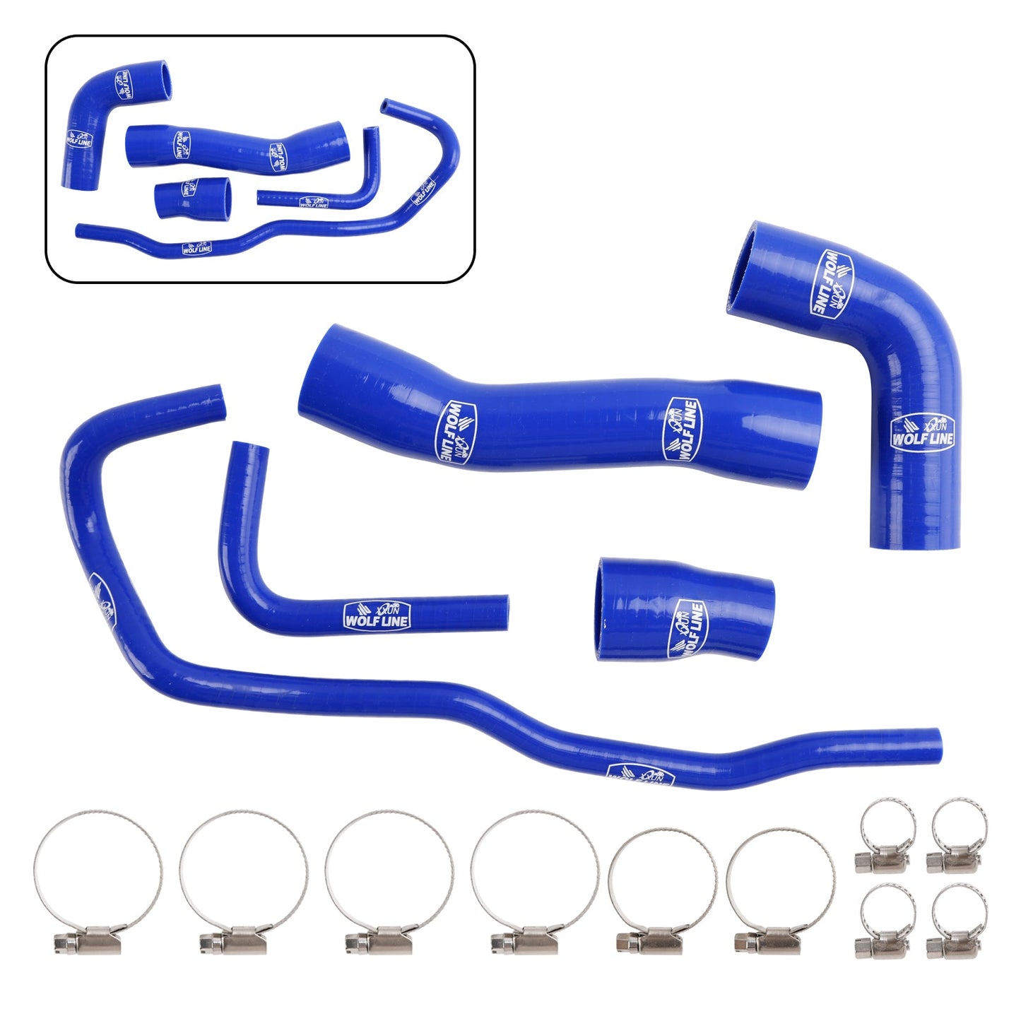 Kit tubo flessibile refrigerante radiatore in silicone BMW S1000RR 2019-2023