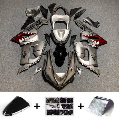 Kit carenatura iniezione in plastica ABS adatto per Kawasaki ZX6R 636 2005-2006