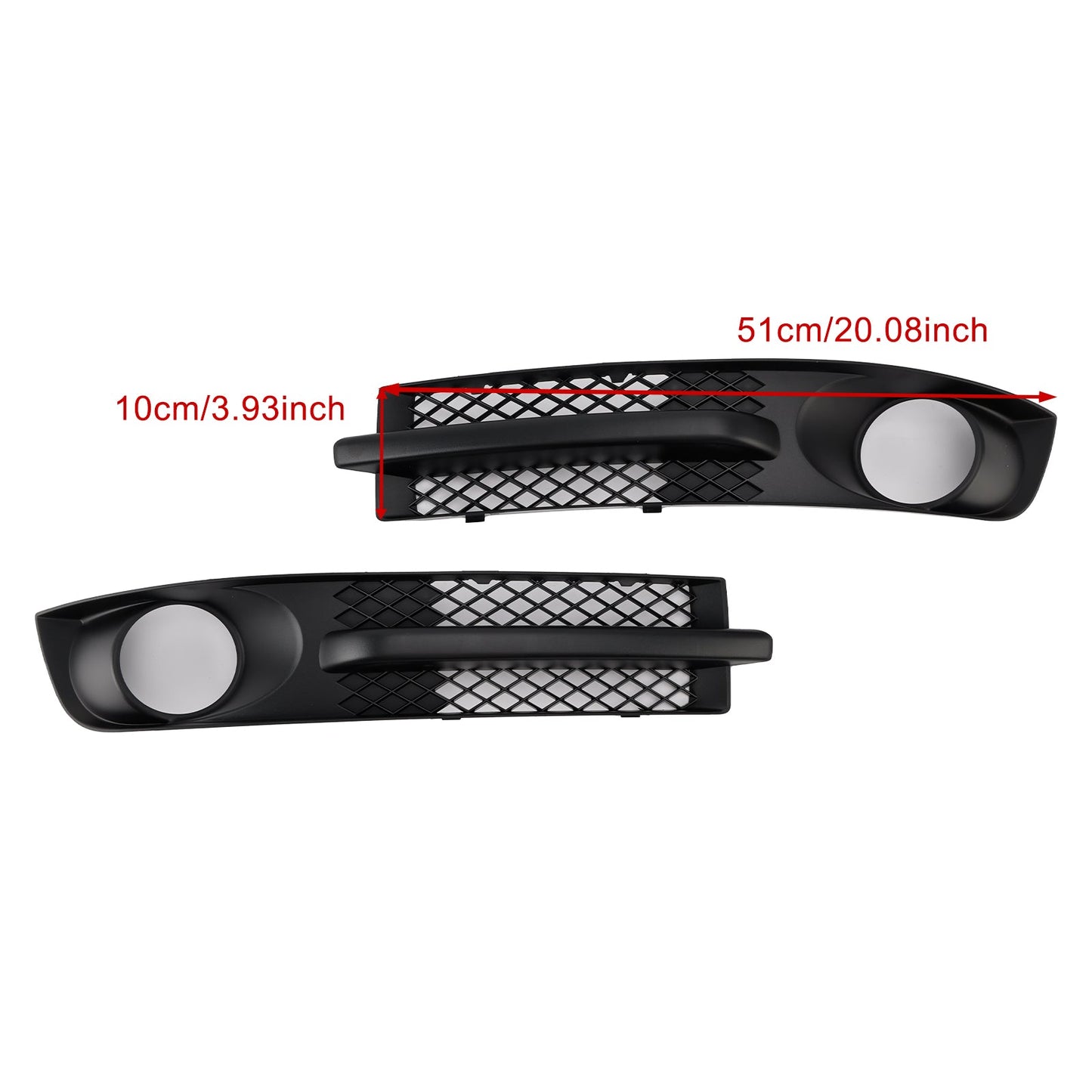 Griglia fendinebbia paraurti anteriore VW Sharan 7M 2000-2010 con foro fendinebbia