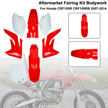 Kit di plastica per carrozzeria Honda CRF150R/RB 2007-2014, carenatura parafango
