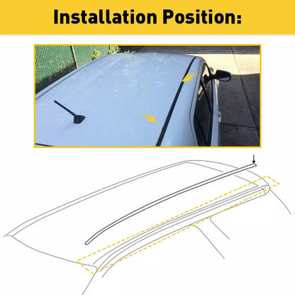 Modanatura per gocciolatoio del tetto Scion xB 2008-2015, lato destro e sinistro, in gomma, 2 pezzi