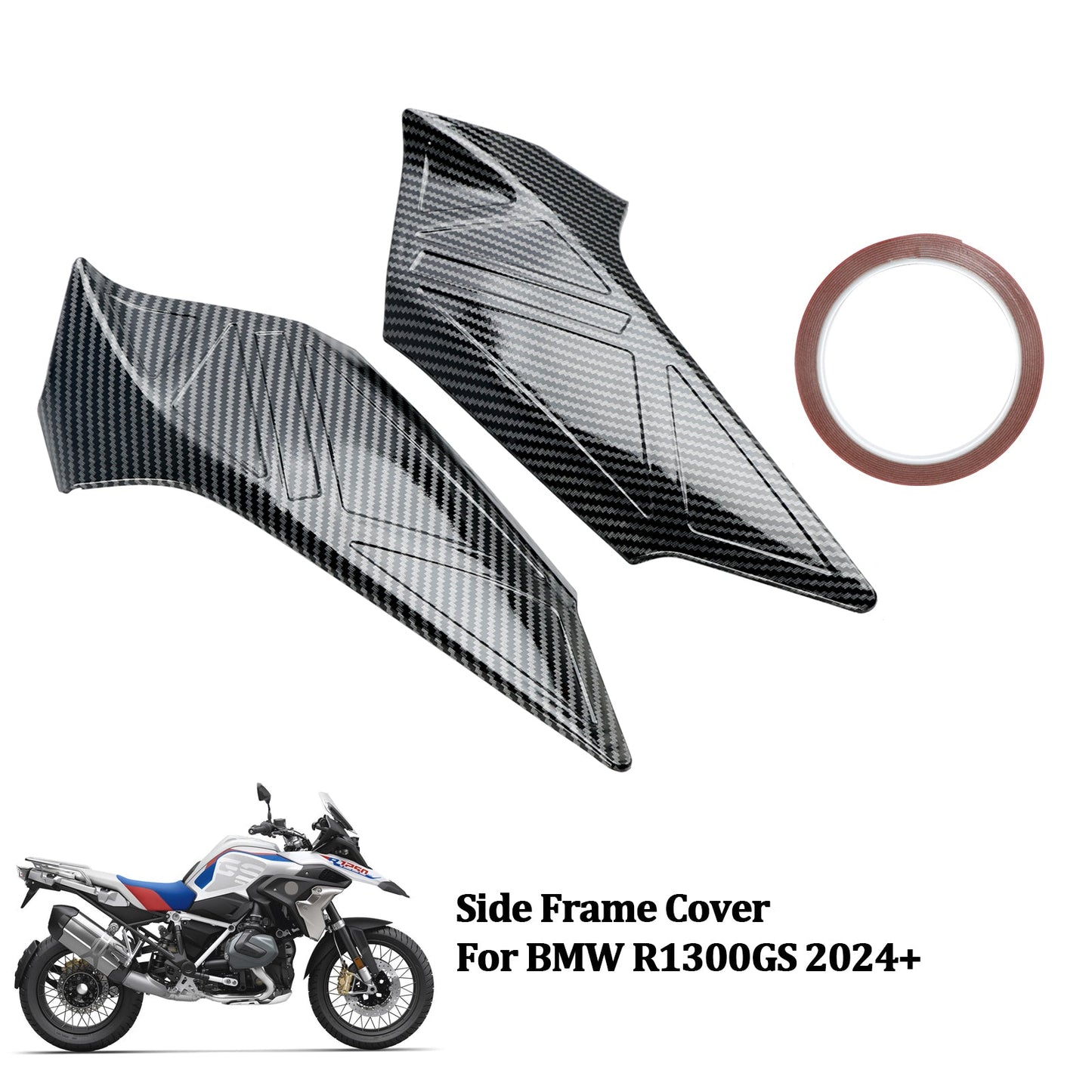 Protezione per pannello telaio laterale, carenature, adatta per BMW R1300GS 2024+