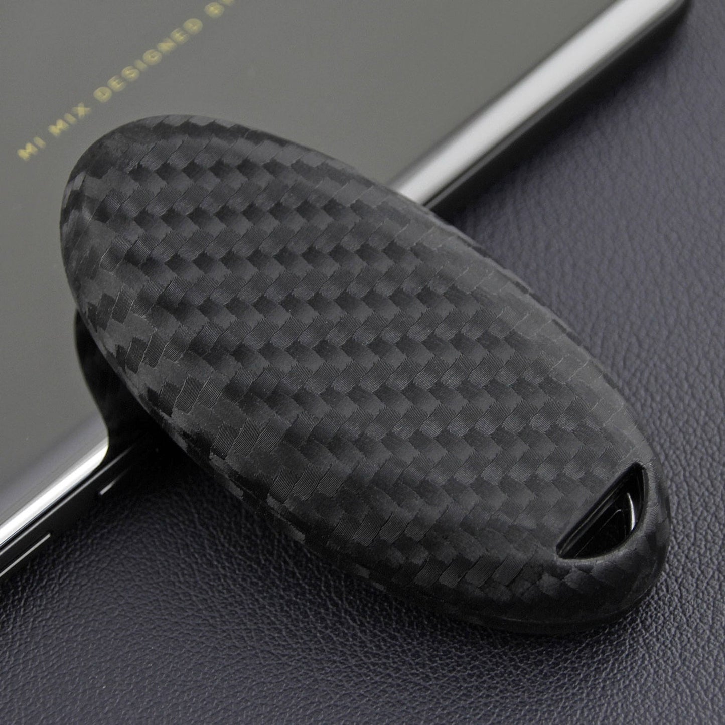 Custodia in pelle e silicone per chiave auto con fibbia per Nissan