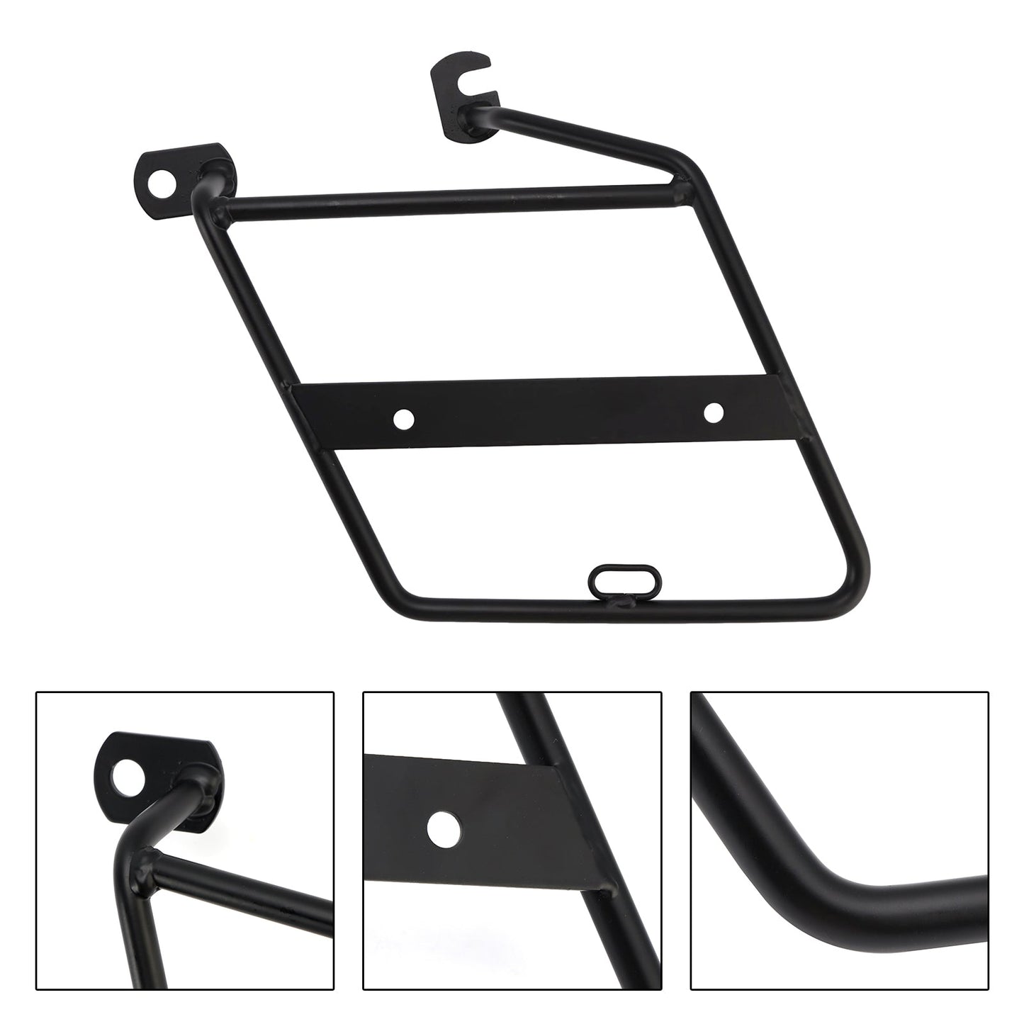 Supporto per borsa laterale portapacchi per Kawasaki W800 2011-2025 24 destro