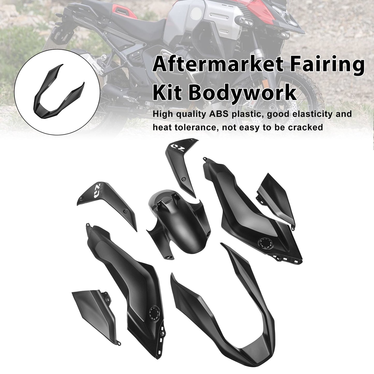 Kit carenatura in plastica ABS per iniezione per BMW R1300GS 2024-2026 05#