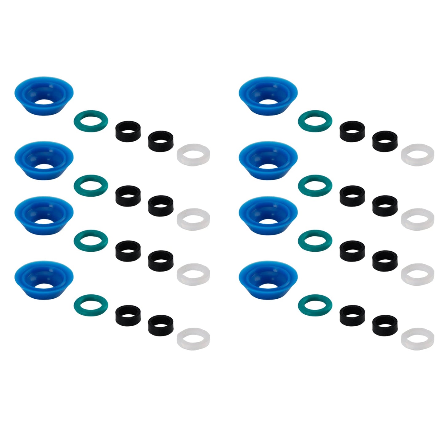 Kit O-ring per iniettore carburante adatto a Chevrolet Silverado 1500 2019-2019, compatibile con Camaro