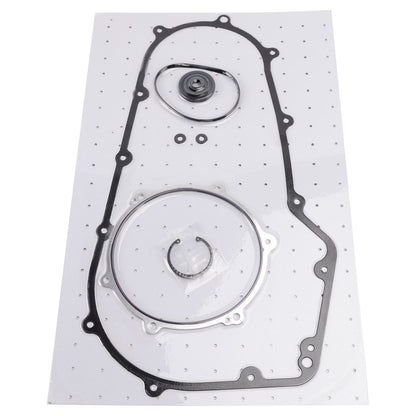 Kit guarnizioni e paraoli per coperchio primario per Softail FXST FLST 07-2017 e Dyna FXD 2006-17