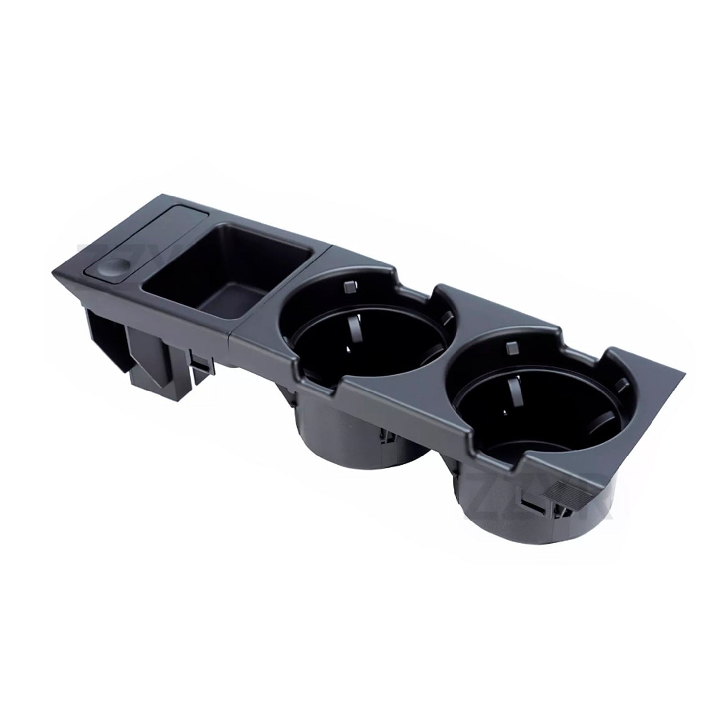 Portabicchieri e portamonete per console centrale anteriore nera 51168217953 per BMW E46