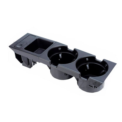 Portabicchieri e portamonete per console centrale anteriore nera 51168217953 per BMW E46