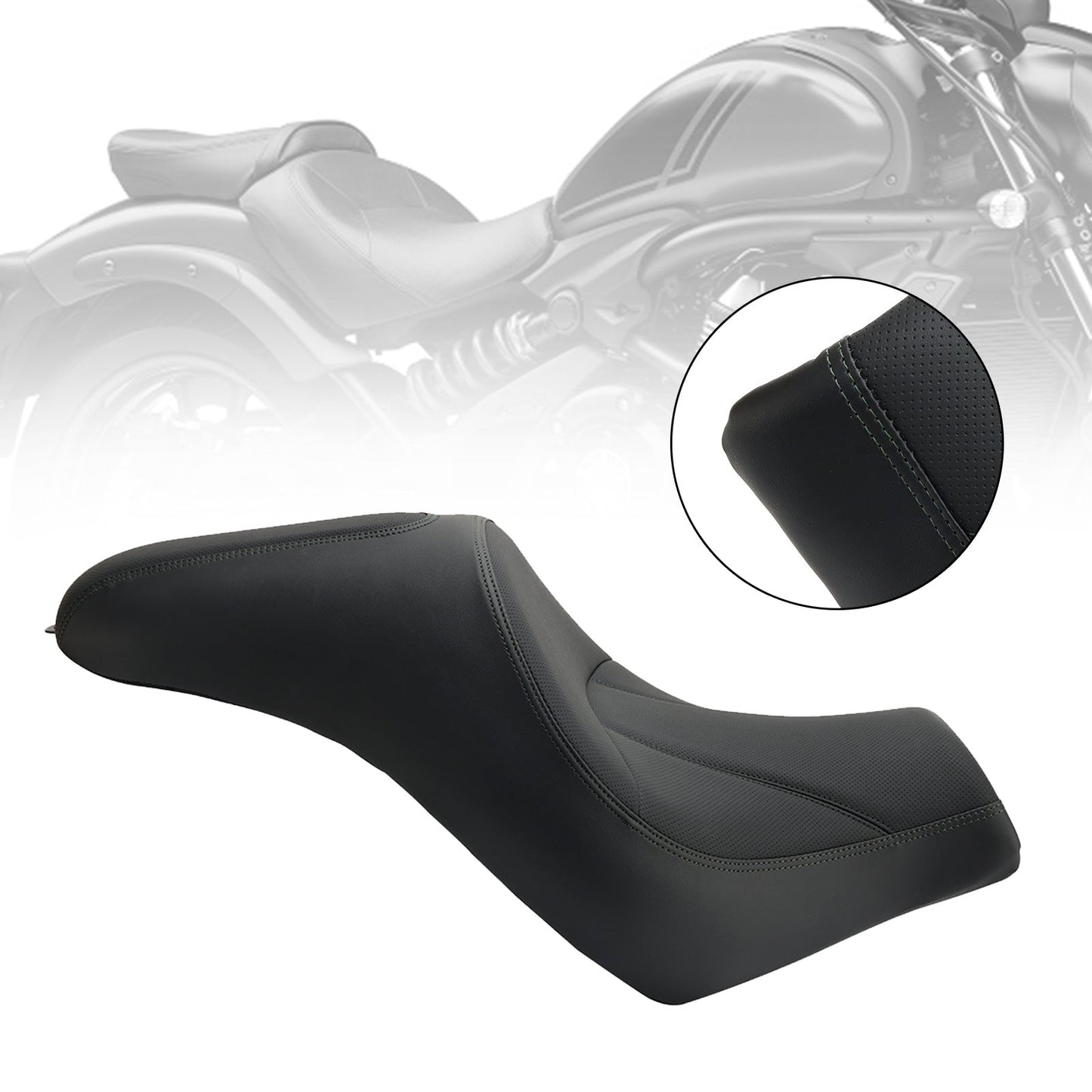 KAWASAKI EN650 2015-2023 Cuscinetto del conducente del sedile del conducente PU