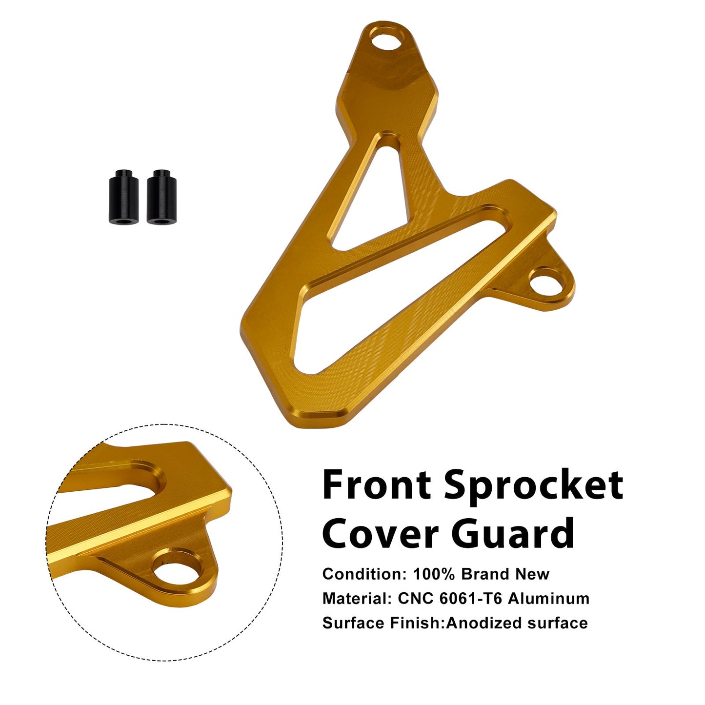Protezione coperchio pignone anteriore per Suzuki DR-Z400SM 2000-2024 DRZ400/S/E